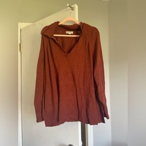 Ava & Viv burnt orange sweater